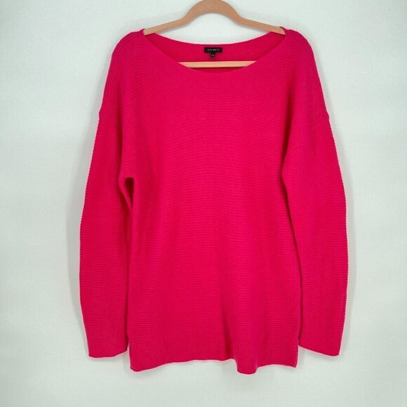Talbots Lambs Wool Blend Pink Sweater Size Large - Picture 1 of 6